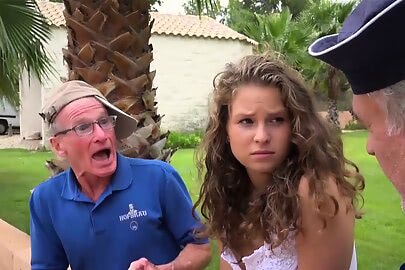 One Grandpas bang a blonde hair young non-specific licking twat